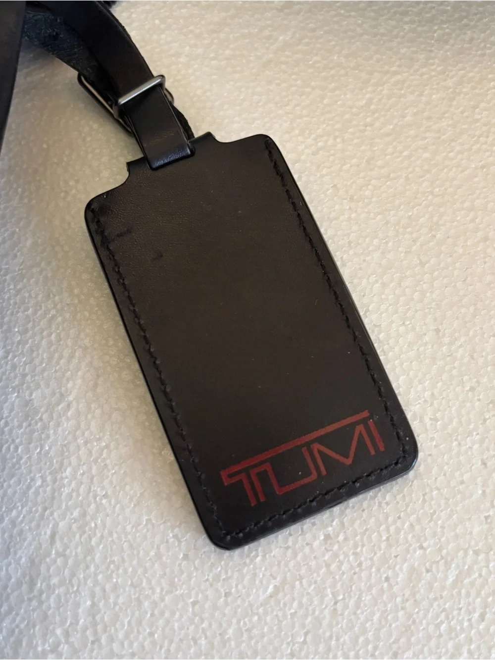 TUMI Alpha Small Black Flap Crossbody Leather  Bag 092105D4 11
